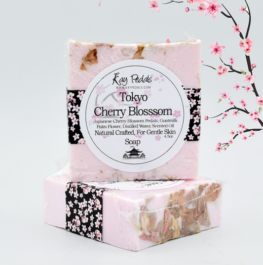 Tokyo Cherry Blossom Natural Crafted Bar Soap 4.5oz