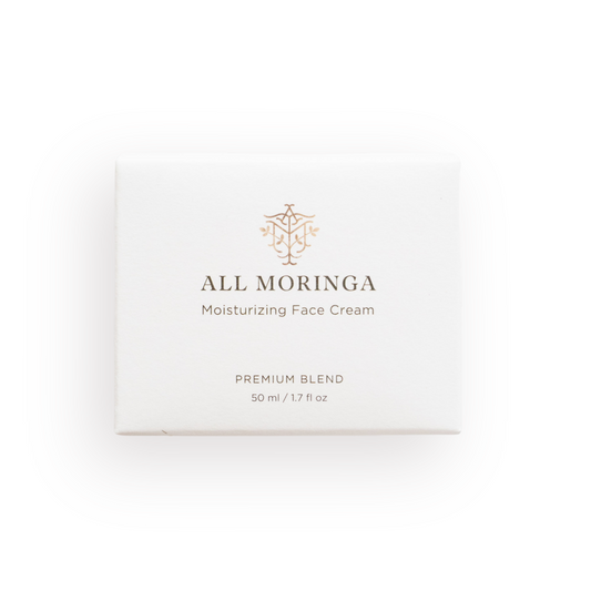 All Natural Moringa Face Cream – Lightweight Moisturizer for Sensitive Skin – Hydrating & Nourishing Formula